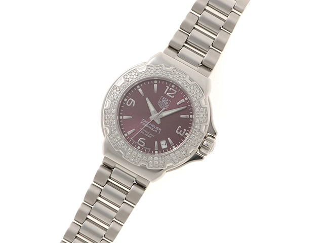 タグホイヤー TAG HEUER WAC1219 フォーミュラ1 デイト ダイヤベゼル クォーツ レディース 保証書付き 【432】