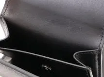 CELINE セリーヌ スモール トリフォールドウォレット ブラック シルバー金具 カーフ 10B573BEL.38SI 2148103828737 【432】