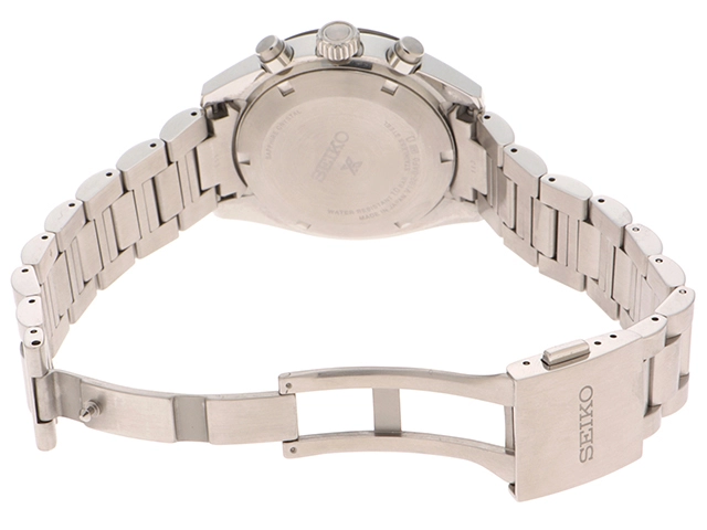 SEIKO　セイコー　プロスペックススピードタイマー　SEDL087　腕時計　ネイビー文字盤　電波時計　ステンレススチールケース　メンズ　2148103828911　【205】