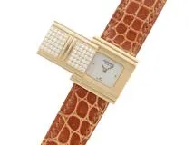 HERMES エルメス レディース クオーツ グリザード パヴェダイヤ