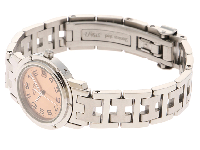 HERMES エルメス クリッパー CL4.210 SS ステンレススチール