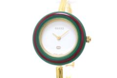 GUCCI グッチ チェンジベゼルウォッチ 11/12 GP プラスチック ホワイト文字盤 マルチカラー クォーツ 【460】2148103829451