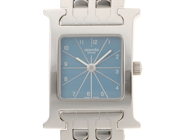 【SALE/37%OFF】 Hウォッチ エルメス HERMES レディース腕時計 ブルー HH1.210 Hウォッチ