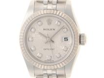ROLEX　ロレックス　2017年ギャランティー　SS/WG　100ｍ防水　デイト表示　自動巻き　179174G　【432】
