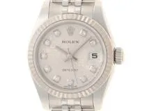 ROLEX　ロレックス　2017年ギャランティー　SS/WG　100ｍ防水　デイト表示　自動巻き　179174G　【432】