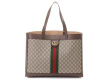 GUCCI グッチ オフィディア ＧＧスプリーム トートバッグ ベージュ／エボニー 547947【430】2148103829833