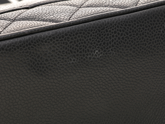CHANEL シャネル 復刻トート ブラック/SV キャビア A01804【430 CHANEL シャネル 復刻トート ブラック/SV キャビア A01804【430