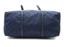 GUCCI　グッチ　GGナイロン　2WAYバッグ　ネイビー　【436】　2148103830389