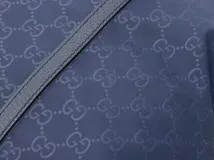 GUCCI　グッチ　GGナイロン　2WAYバッグ　ネイビー　【436】　2148103830389