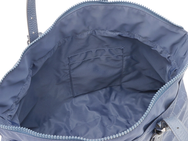 GUCCI　グッチ　GGナイロン　2WAYバッグ　ネイビー　【436】　2148103830389