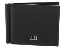 DUNHILL　ダンヒル　マネークリップ　ブラック　レザー【472】YI