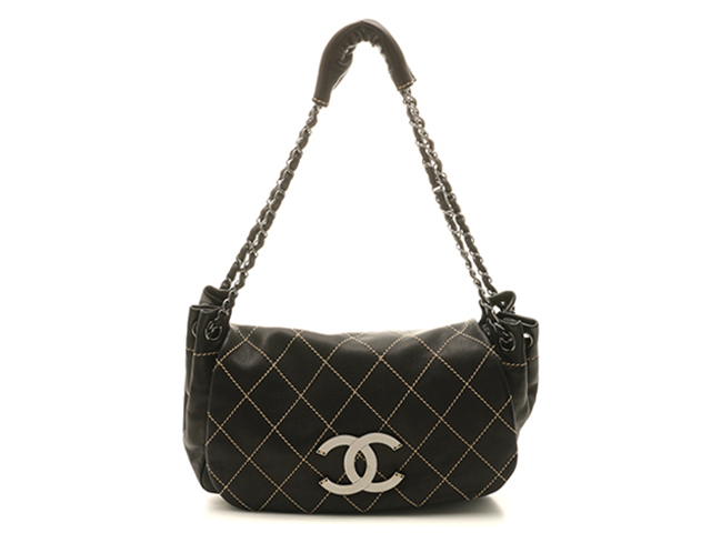 シャネル ワイルドステッチラムスキンショルダーバッグ CHANEL - CHANEL シャネル ワイルドステッチ チェーンショルダー