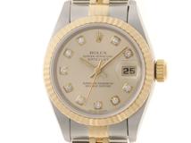 ROLEX　ロレックス　デイトジャスト　レディース腕時計　69173G　Wシリアルナンバー　K18YG/ステンレススチール　手巻き　2148103831010　【205】