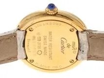 Cartier　カルティエ　マストトリニティ　ヴェルメイユ　W1010644　ホワイト文字盤/白い革ベルト【471】N    2148103831058