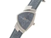 HAMILTON ハミルトン デニム ベンチュラ 電池切れ H242112 ハミルトンベンチュラ レディース 腕時計 H242112 HAMILTON 中古