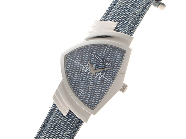 HAMILTON ハミルトン 腕時計 ベンチュラ ベンチュラ誕生60周年記念 H24411941 SS/デニム デニム文字盤【472】TS