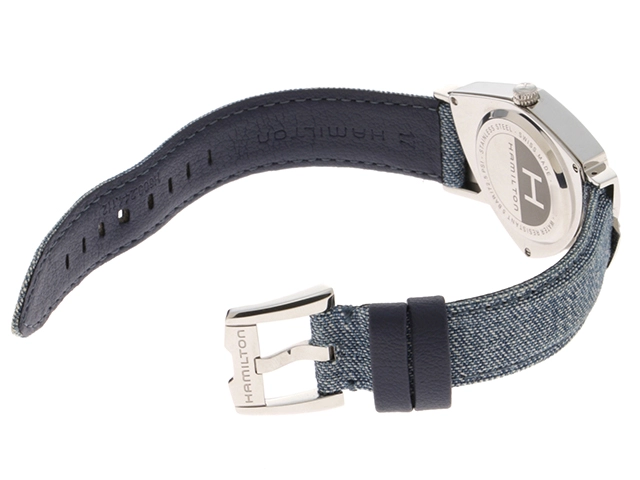 HAMILTON ハミルトン 腕時計 ベンチュラ ベンチュラ誕生60周年記念 H24411941 SS/デニム デニム文字盤【472】TS