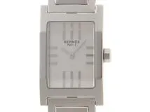 HERMES エルメス タンデム TA1.210 SS 女性用クオーツ時計【473】 の