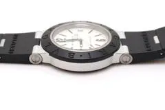 BVLGARI ブルガリ アルミニウム AL38TA アルミニウム/ラバーベルト シルバー文字盤 自動巻き オートマチック  【460】2148103831256