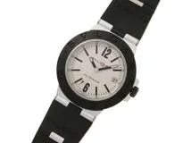 BVLGARI ブルガリ アルミニウム AL38TA シルバー文字盤 自動巻き  【432】