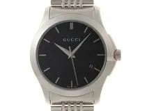 GUCCIメンズ腕時計 GUCCI グッチ Gタイムレス 126.4 クオーツ メンズ時計 ブラック文字盤