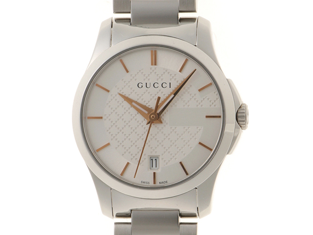 GUCCI】グッチ Gタイムレス 126.5 腕時計 ステンレススチール