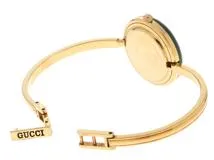GUCCI　グッチ　チェンジベゼルウォッチ　1100-L　ホワイト文字盤　レディース【471】IK