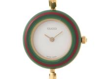 GUCCI　グッチ　チェンジベゼル　11/12.2　ゴールドメッキ　替えベゼル計11個　女性用クオーツ時計【473】
