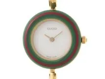 GUCCI　グッチ　チェンジベゼル　11/12.2　ゴールドメッキ　替えベゼル計11個　女性用クオーツ時計【473】