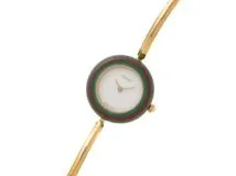 GUCCI　グッチ　チェンジベゼル　11/12.2　ゴールドメッキ　替えベゼル計11個　女性用クオーツ時計【473】
