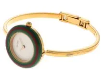GUCCI　グッチ　チェンジベゼル　11/12.2　ゴールドメッキ　替えベゼル計11個　女性用クオーツ時計【473】
