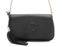 GUCCI　グッチ　ソーホー チェーンショルダーバッグ 　ブラック 　レザー　536224【431】2148103831607
