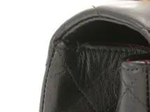 CHANEL　シャネル　デカマトラッセ34　ショルダーバッグ　ブラック　ラムスキン　ゴールド金具　【471】L