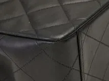 CHANEL　シャネル　デカマトラッセ34　ショルダーバッグ　ブラック　ラムスキン　ゴールド金具　【471】L