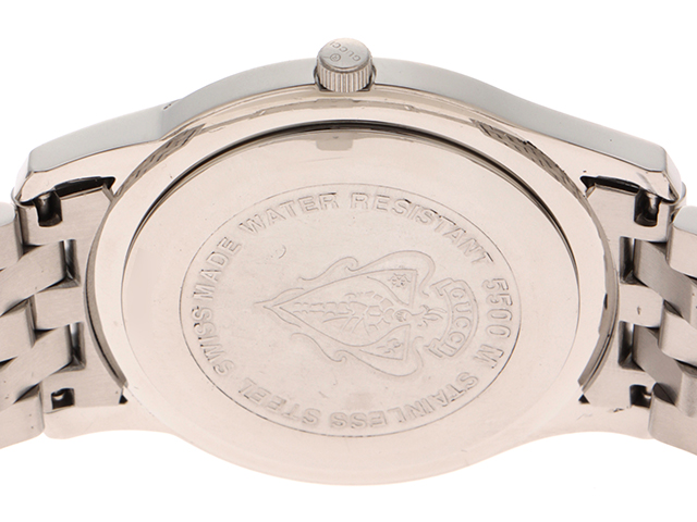 GUCCI グッチ Gクラス 5500M SS ステンレススチール ブラックローマ