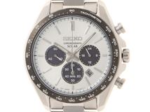 SEIKO　セイコー　Sシリーズ　クロノ　SBPY165/V175-0FA0　ステンレス　男性用ソーラー発電時計【473】