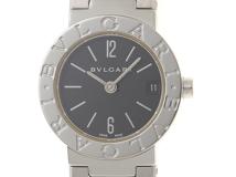 BVLGARI　ブルガリ　腕時計　ブルガリ　ブルガリ　腕時計　黒文字盤　クォーツ　BB23SS　2148103832857【437】