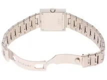 BVLGARI   ブルガリ  クアドラート　SQ22SS S   ブラック文字盤　ステンレススチール　クオーツ　レディース時計　2148103832871【207】