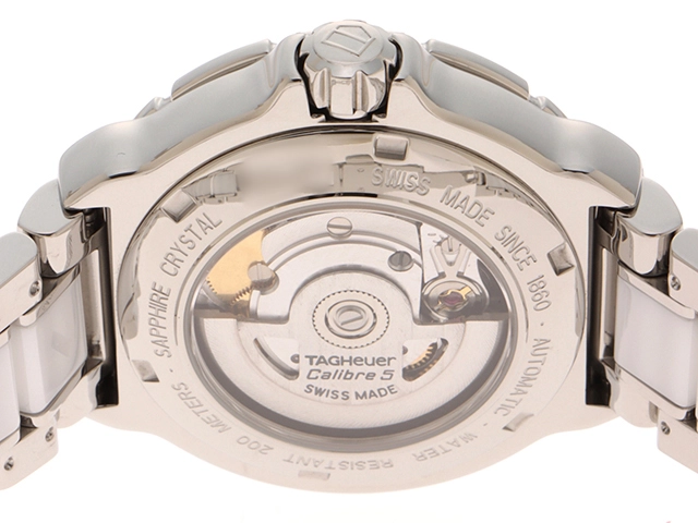 TAG HEUER　タグホイヤー　腕時計　フォーミュラ1　WAU2213.BA0861　ダイヤベゼル　ダイヤ11P　自動巻き　ホワイト文字盤　レディース　433