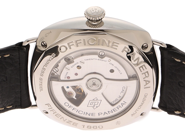 PANERAI　パネライ　時計　ラジオミール　ブラックシール　3デイズ　PAM00388/OP6848　メンズ　自動巻き　SS/レザー　黒文字盤【431】2148103832963