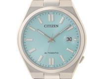 CITIZEN　シチズン　シチズンコレクション　NJ0151-88M　ステンレス　ブルー文字盤　男性用自動巻時計【473】