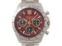 SEIKO セイコー ルパン三世×セイコー オフィシャルウオッチ 8T63-02X0 限定3000本 ステンレス レッド文字盤 男性用 クォーツ【472】