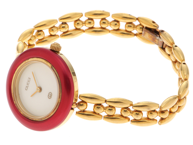 GUCCI チェンジベゼル レディース腕時計 GUCCI グッチ レディース 腕時計 チェンジベゼル バングル