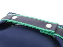 HERMES　エルメス　ハンドバッグ　ブリッドアブラックPM　ブルーマリン・SV金具　トワルアッシュ　【472】HA