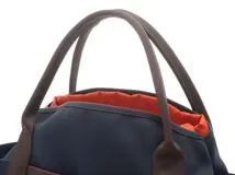 HERMES　エルメス　サック　ド　パンサージュ　ネイビー　フー　SV　キャンバス　レザー　U刻印（2022年頃製造）【431】2148103833632
