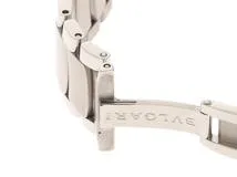 BVLGARI ブルガリ アショーマ ダイヤベゼル AA26S  SS ステンレススチール ブラック文字盤 クォーツ 【460】2148103833649