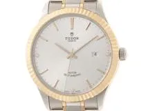TUDOR  チュードル チューダー スタイル  12713 YG/SS  イエローゴールド/ステンレススチール シルバー 3P ダイヤモンド 文字盤 オートマチック 【460】2148103833847