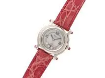 Chopard　ショパール　ハッピースポーツ　ムービング3PD/2PPS　27/8245-21　クォーツ　レディース　腕時計（2148103833854）【200】C