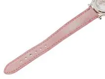 Chopard ショパール ハッピースポーツ ムービング 27/8245-23 SS ステンレススチール レザーベルト シェル 3Pダイヤモンド 1Pハートピンクサファイヤ クォーツ 【460】2148103833892