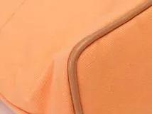 HERMES　エルメス　小物　ポーチ　ボリードポーチＭＭ　ライトオレンジ/ＳＶ　キャンバス　2148103833939【432】